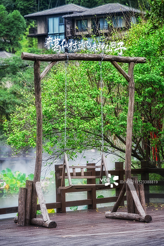 葛仙村秋千图片素材