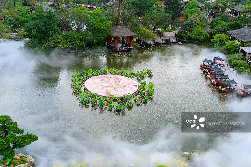 葛仙村葛仙湖图片素材