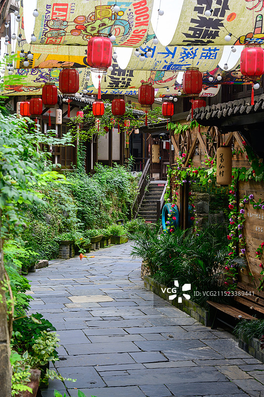 葛仙村月牙巷月崖巷图片素材