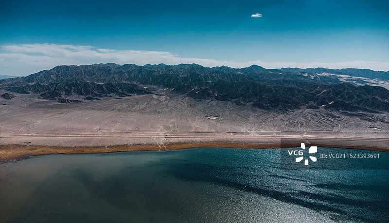 小柴旦湖图片素材