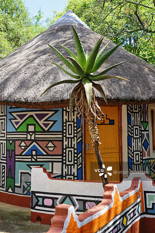 南非lesedi民俗文化村，民宿图片素材