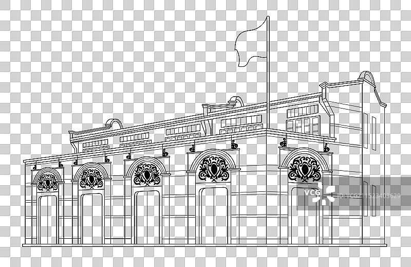 红色旅游景点旅游目的地上海中共一大会址图片素材
