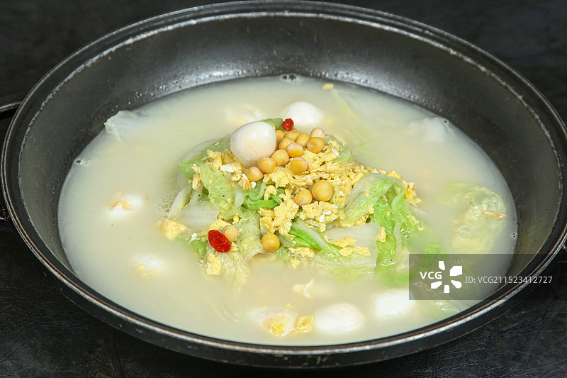 上汤炖白菜图片素材