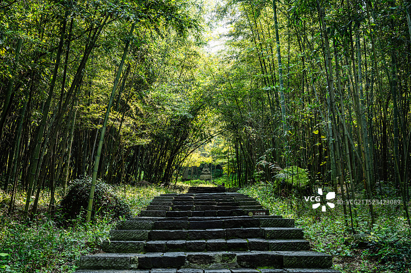 江苏盱眙铁山寺森林公园图片素材