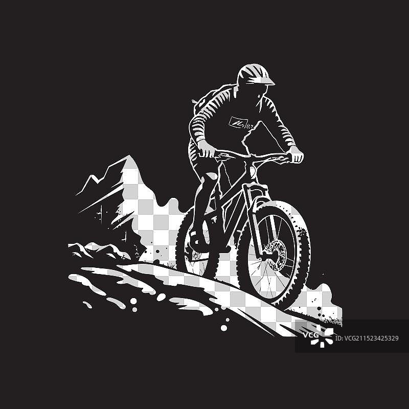 雄伟的山峰图标图片素材