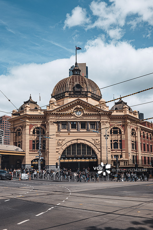 墨尔本弗林德斯站图片素材