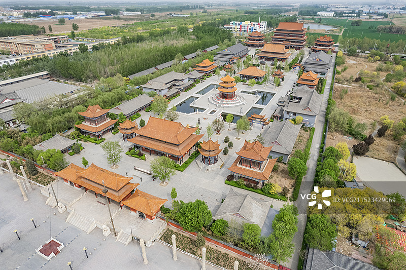 河北胜芳镇大悲禅寺景观图片素材