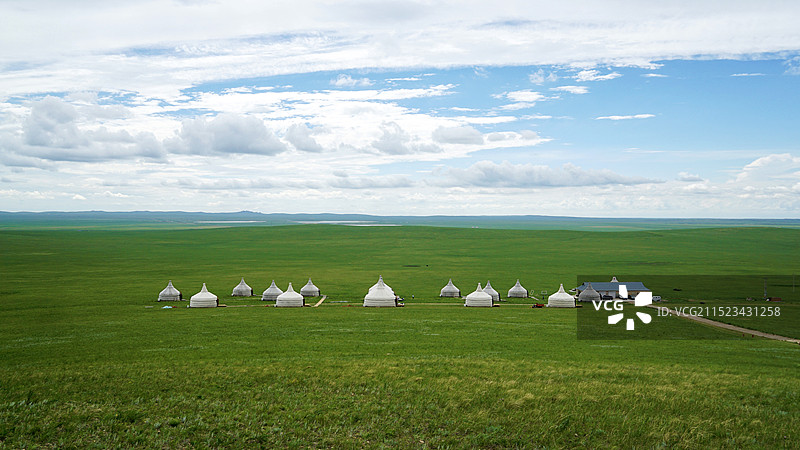 呼伦贝尔巴尔虎蒙古部落图片素材