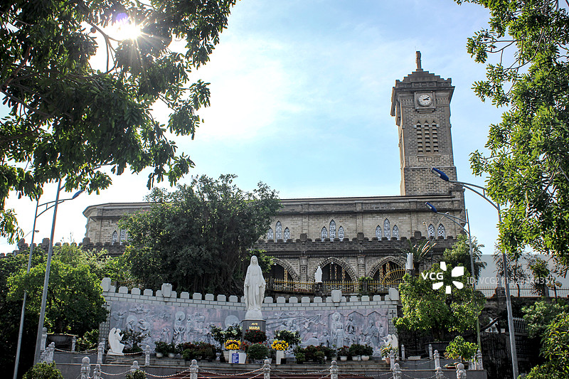 越南芽庄大教堂图片素材