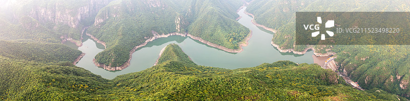垣曲县后河水库风光图片素材