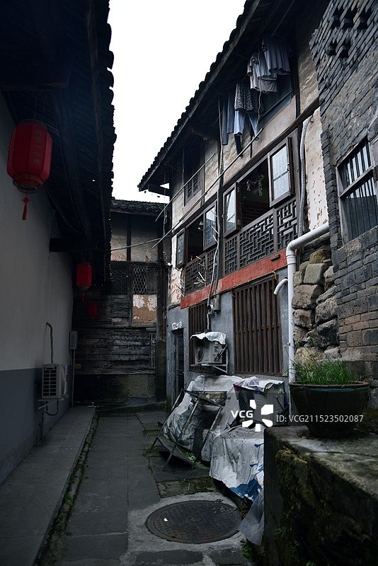 巴中恩阳古镇寻常巷陌图片素材