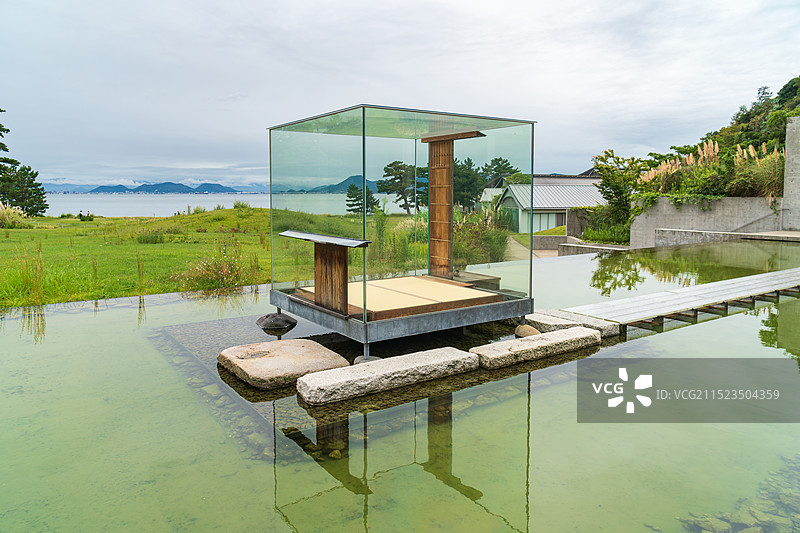 日本濑户内海直岛杉本博司艺廊-时间的回廊图片素材