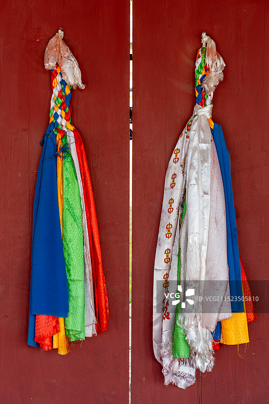 四川省甘孜州惠远寺-门图片素材