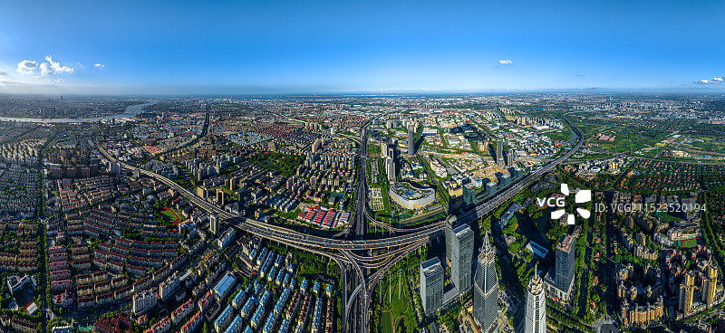 上海金环元中心 金色中环带 金桥城市副中心 浦东开发开放 金桥出口加工区工业物流园城市更新图片素材