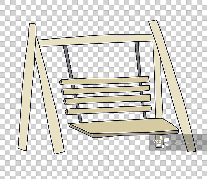 公园摇椅椅子图片素材