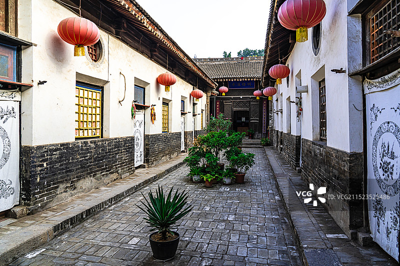 世界民居瑰宝  党家村图片素材