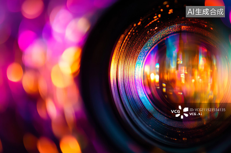【AI数字艺术】镜头里的绚烂光影图片素材