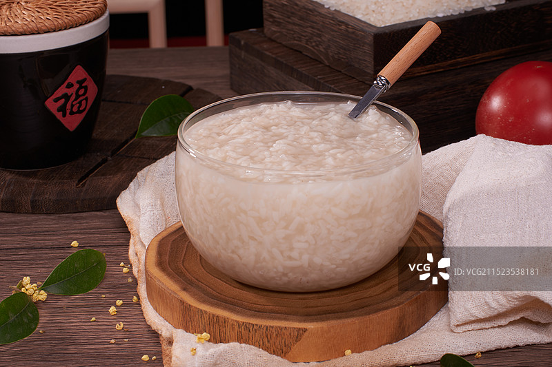 特色小吃孝感米酒图片素材