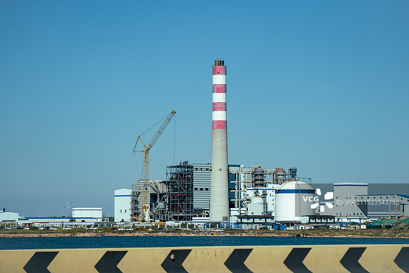 工厂 烟囱 辽宁锦州图片素材