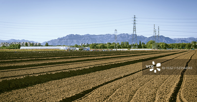 北京郊区农耕场景图片素材