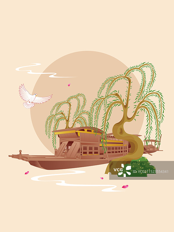 红色旅游景点旅游目的地浙江嘉兴南湖红船图片素材