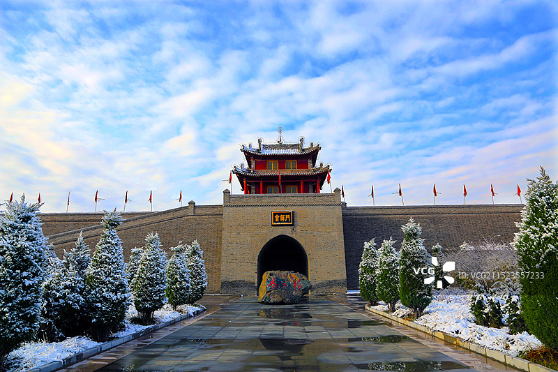 甘肃省白银市会宁县会师旧址纪念馆会师园会师塔图片素材