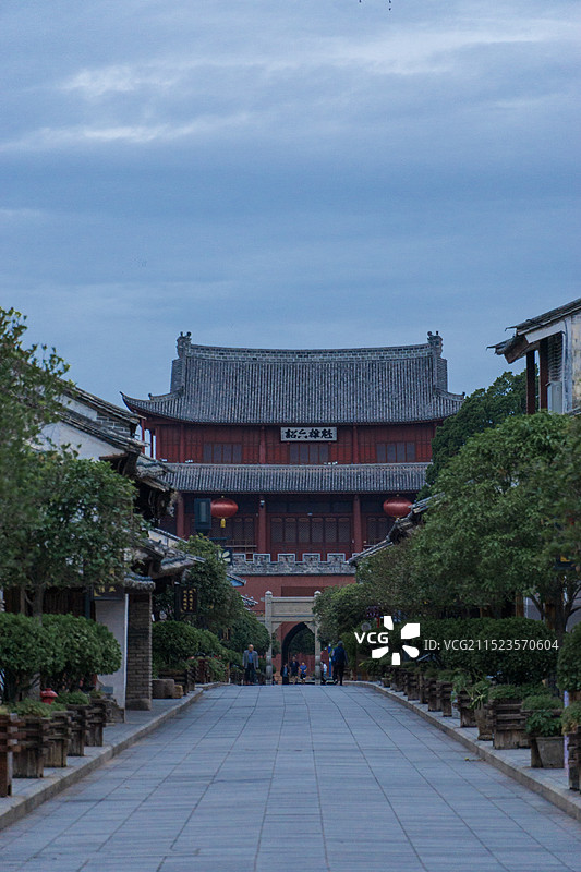 大理巍山古城一巍宝山旅游区图片素材