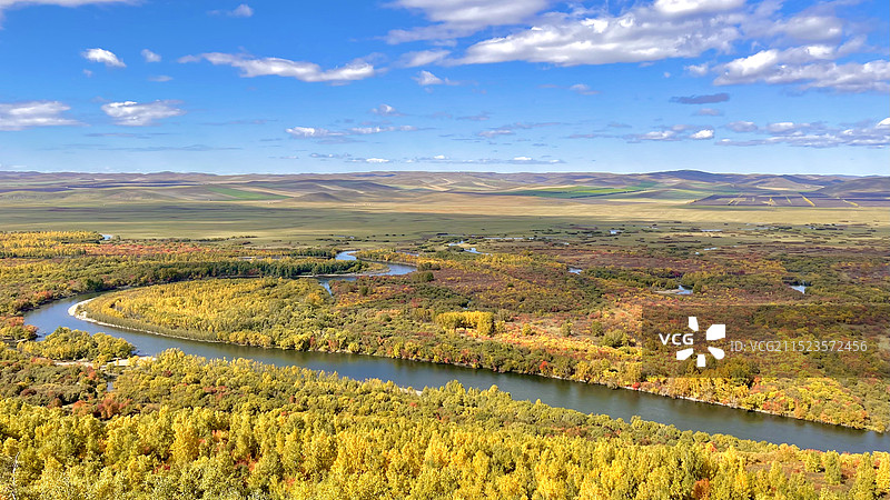 呼伦贝尔额尔古纳市乌兰山景区图片素材