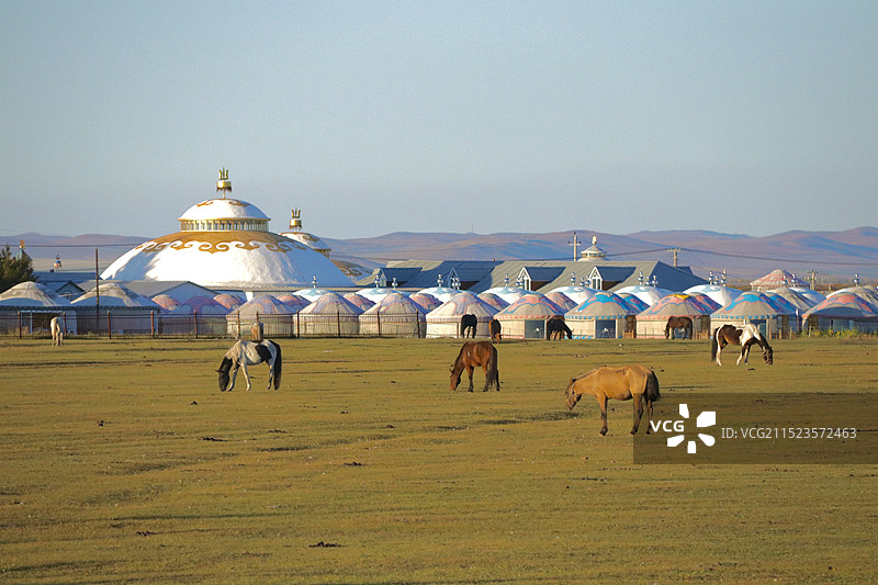 呼伦贝尔额尔古纳市乌兰山景区图片素材