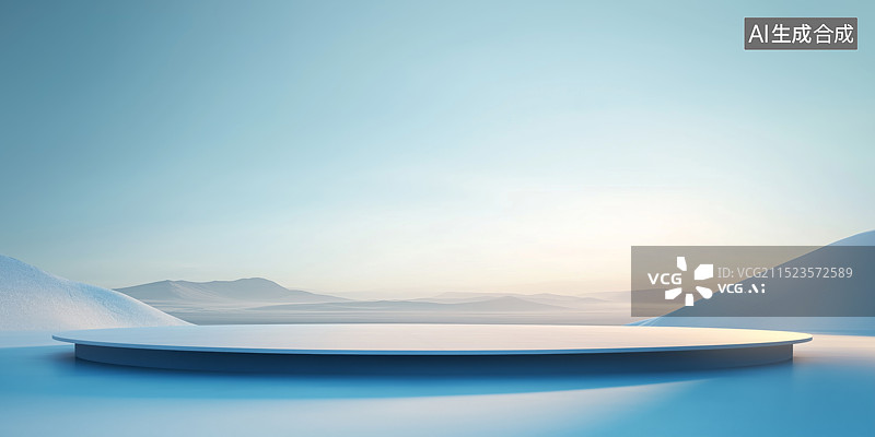 【AI数字艺术】简约抽象几何背景图片素材