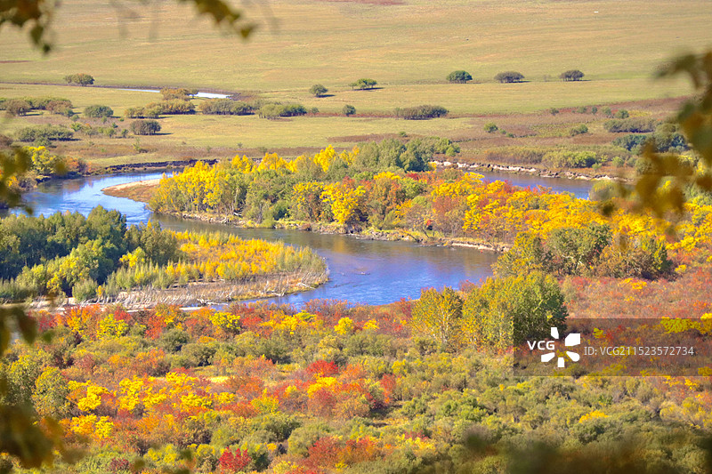 呼伦贝尔额尔古纳市乌兰山景区图片素材