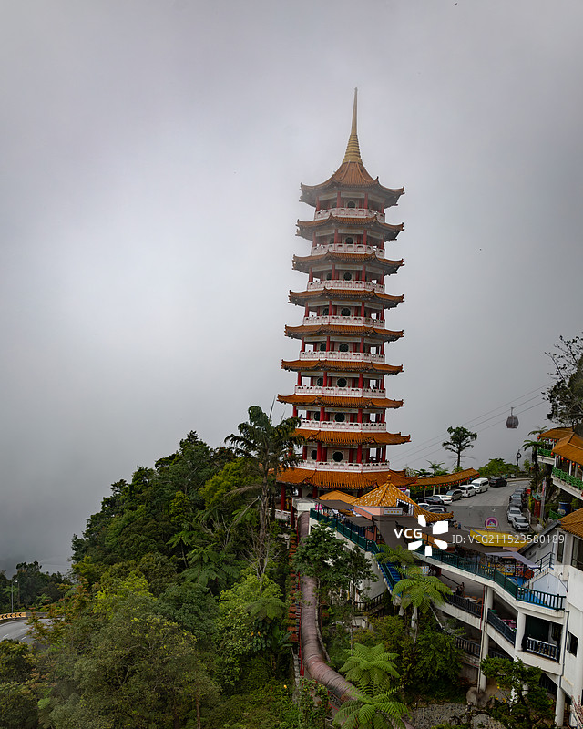 著名景点：云顶高原清水寺图片素材