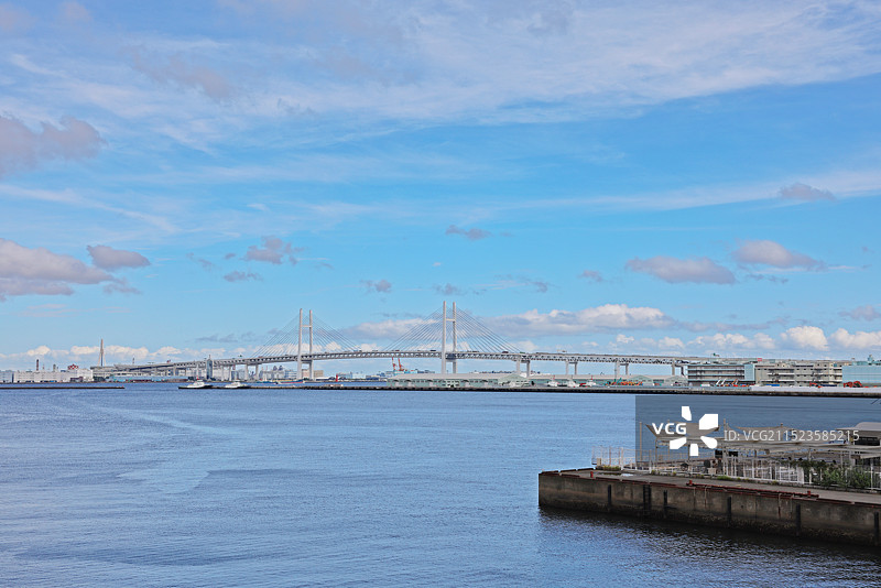 日本横滨大桥图片素材