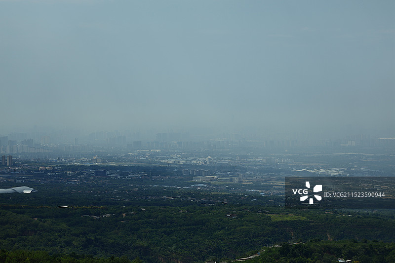 西安骊山城市风光图片素材