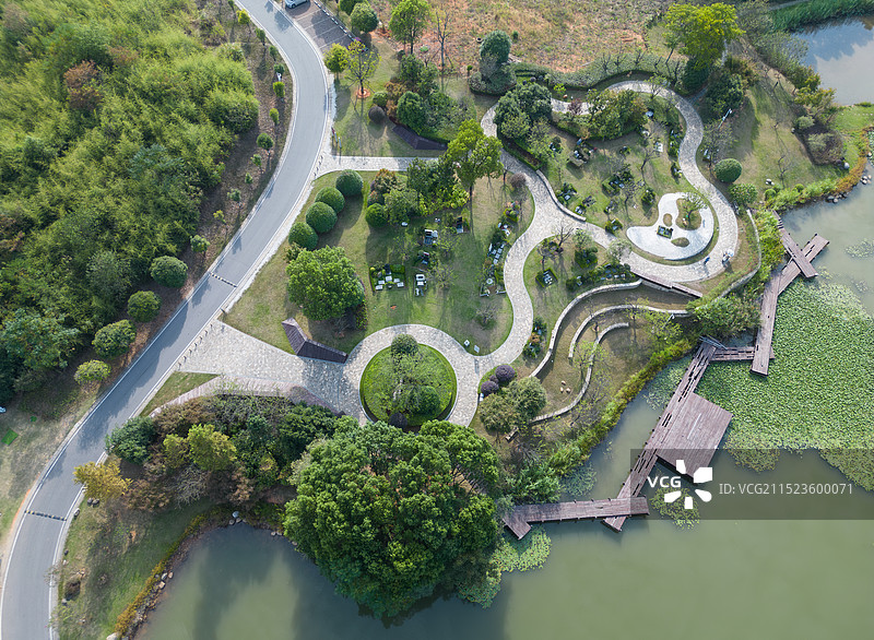 仙鹤湖湿地公园图片素材