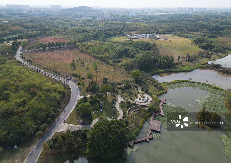 仙鹤湖湿地公园图片素材