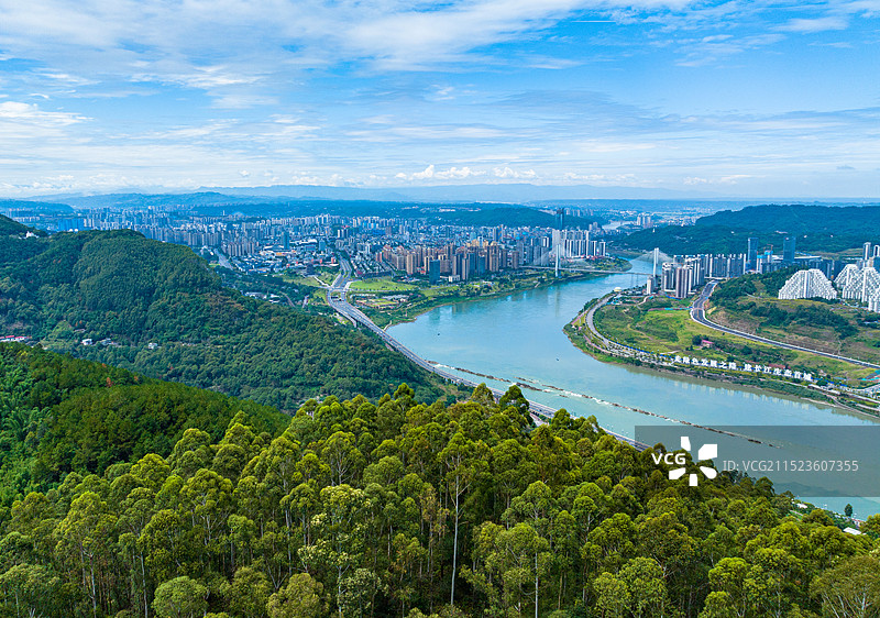 绿水青山绕宜宾图片素材