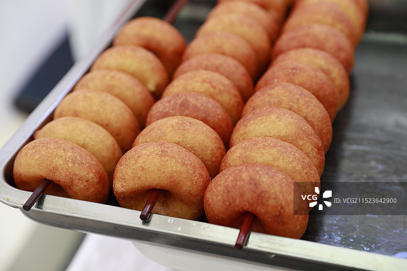 陕西榆林手工油馍馍图片素材