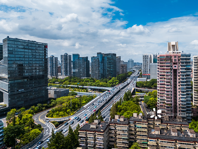 杭州城市建筑图片素材