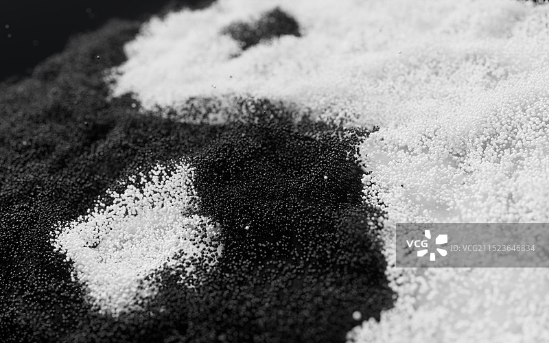 古风道家太极阴阳图粒子三维渲染图片素材