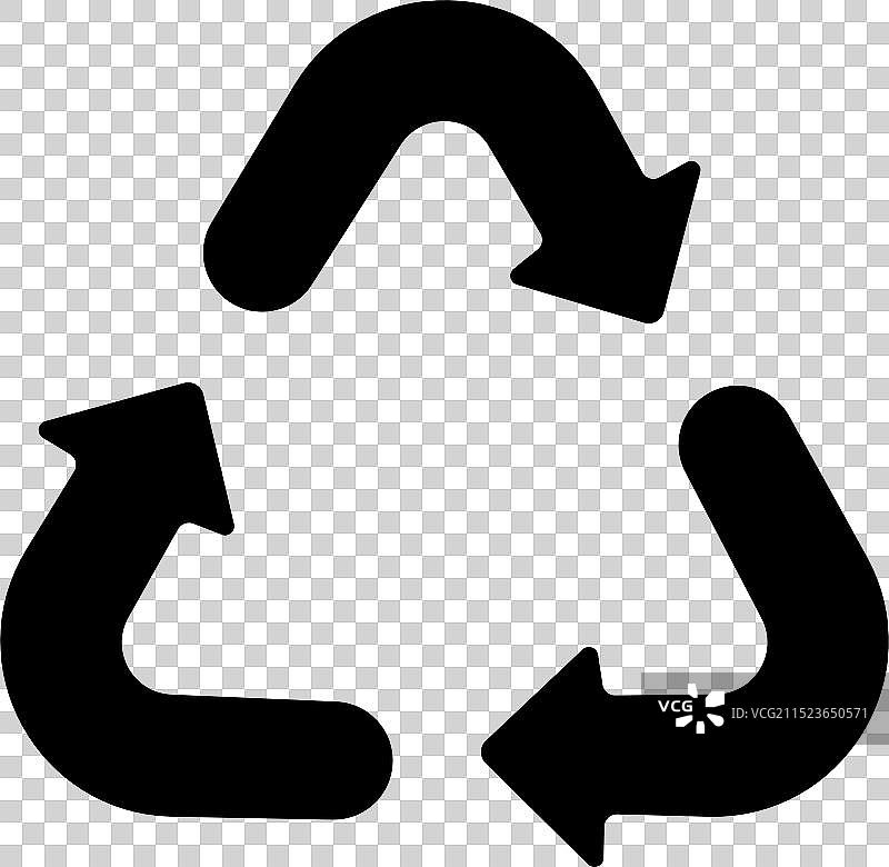 可回收图标，环保实践适用图片素材