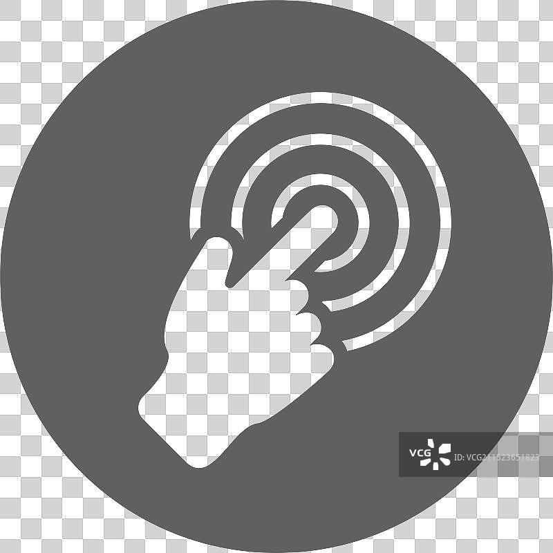 触摸线条图标手势图片素材