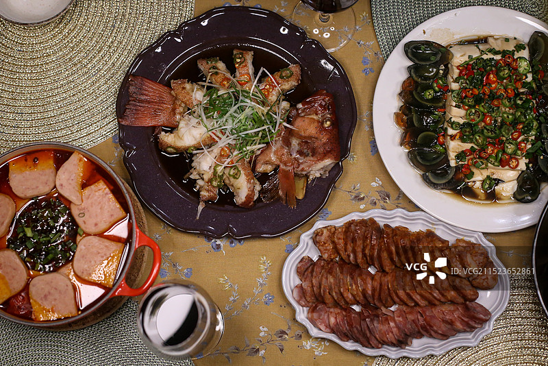 家庭制作的各类美食图片素材