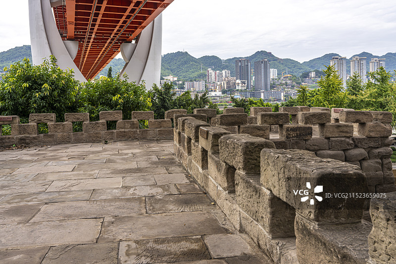 重庆东水门及古城墙图片素材