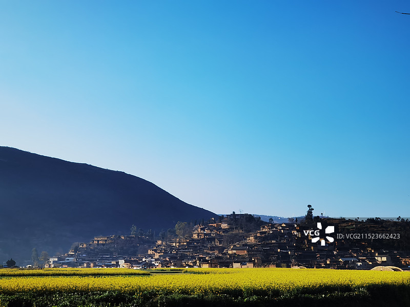 彝族老村寨图片素材