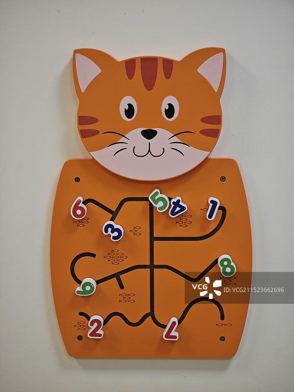 儿童早教玩具 墙面识数益智玩具 外资医院妇产科和儿科 上海和睦家医院浦东金桥院区图片素材