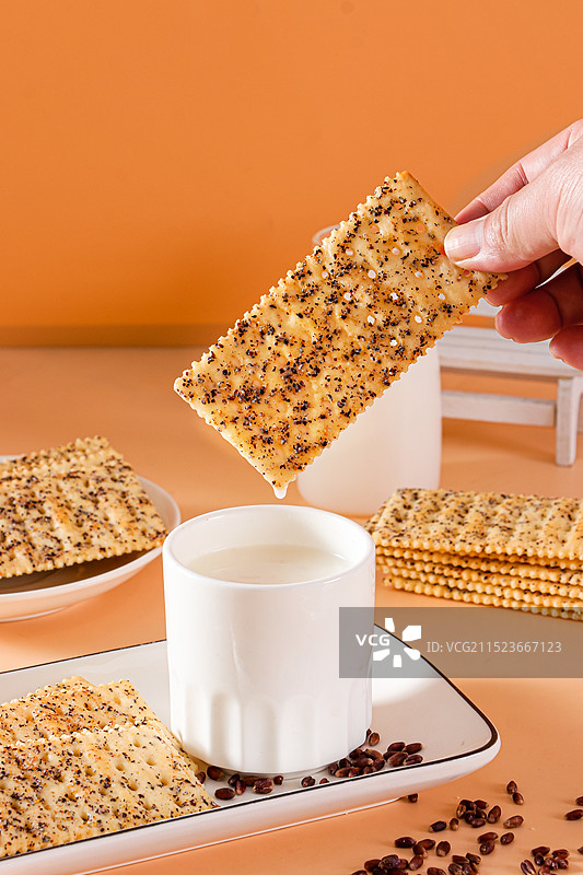 海苔苏打饼干图片素材