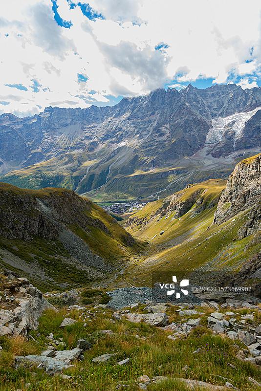 cervinia山谷图片素材