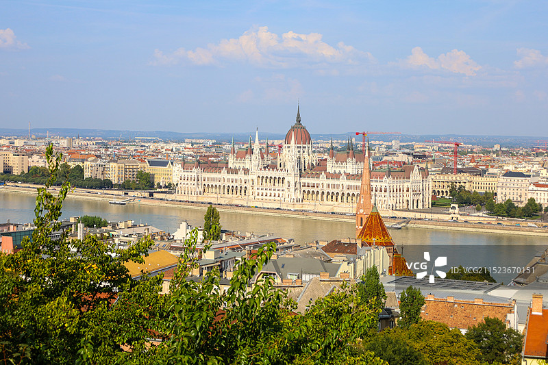 匈牙利布达佩斯国会大厦图片素材