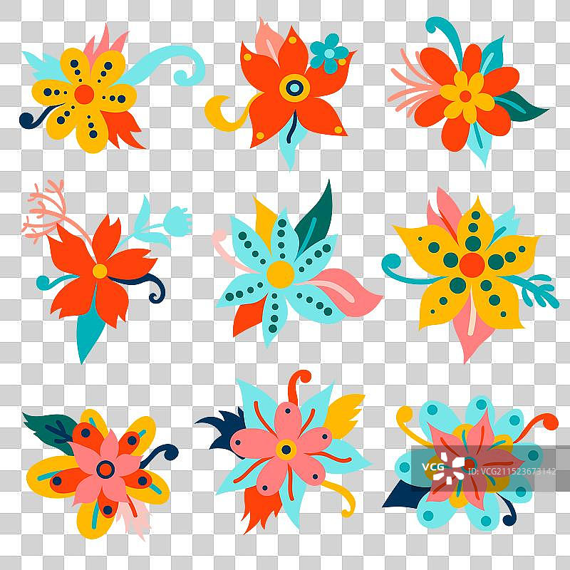 鲜艳的节日花束合集图片素材